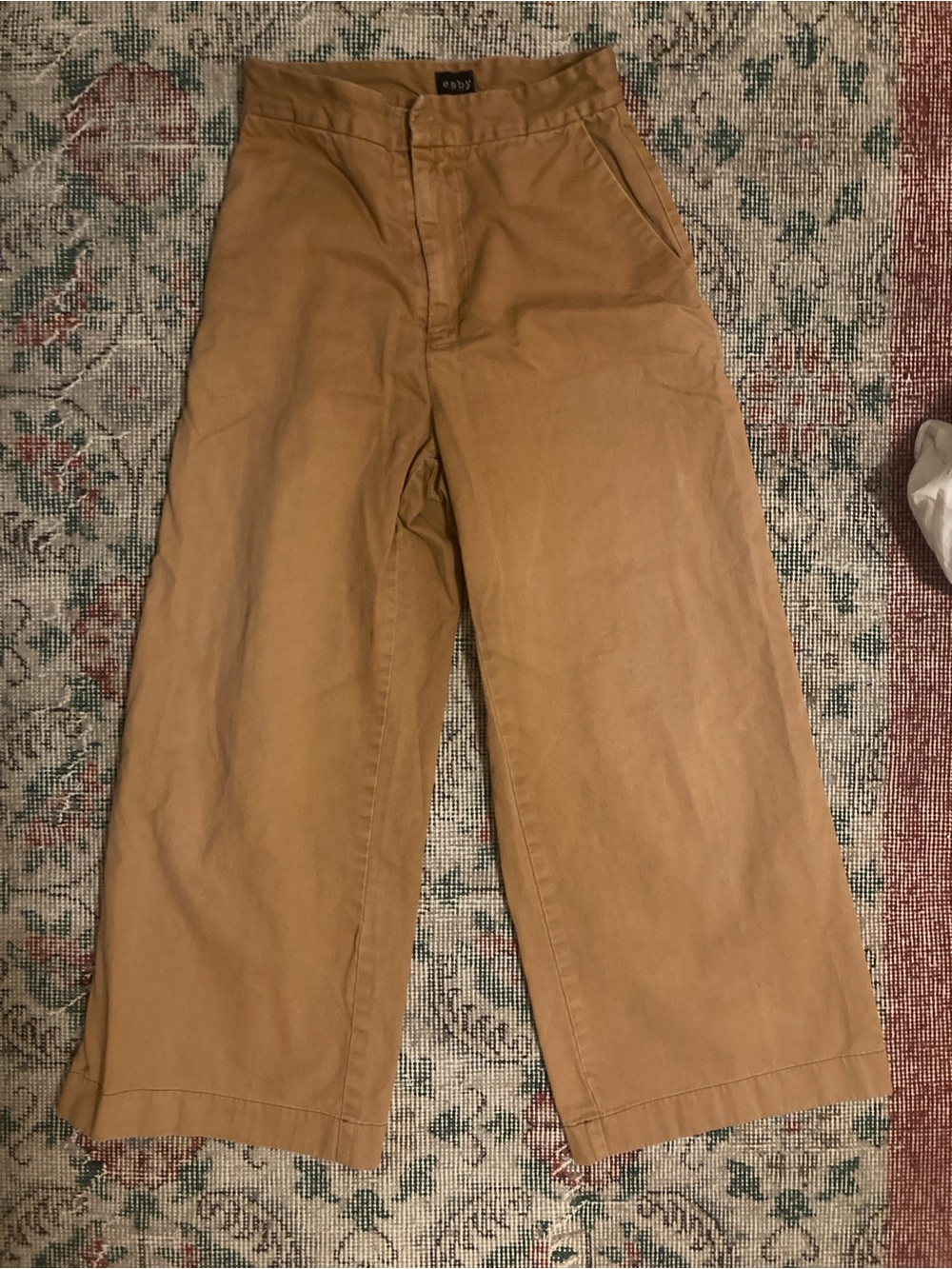 esby Wide-Leg Pants in Tan sz 4